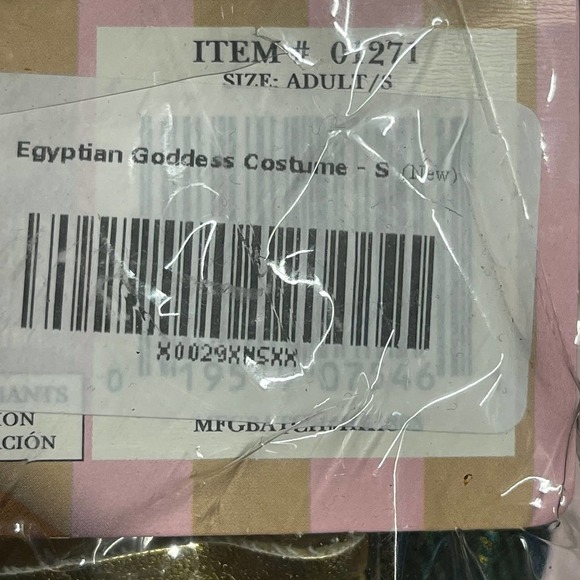 New California Costumes Adult Egyptian Goddess Costume Size S - Picture 9 of 12